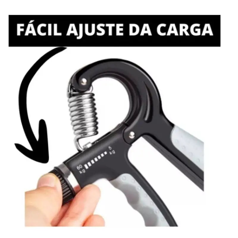 Hand Grip Flexor De Punho Com Mola Ajustável Antebraço Mãos