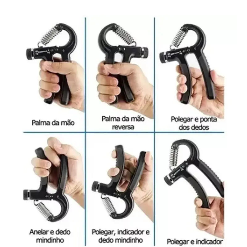 Hand Grip Flexor De Punho Com Mola Ajustável Antebraço Mãos