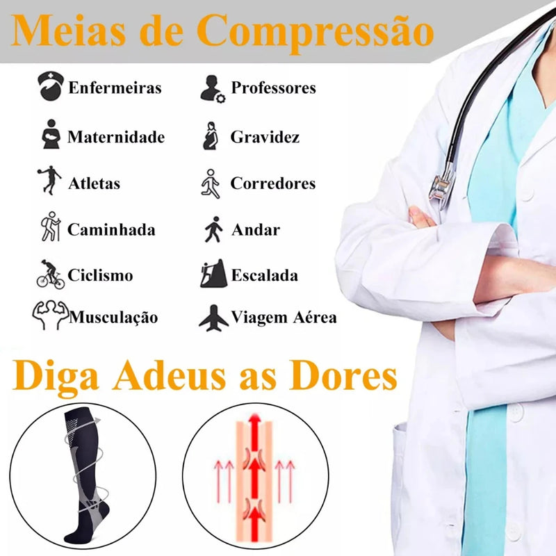 meia,meias,futebol,meia cano alto,meia masculina,meia masculina cano alto,Esportivas Profissionais Magia De Compressão Elástica